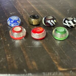 Handmade Glass Beads Jewelry 6 pieces